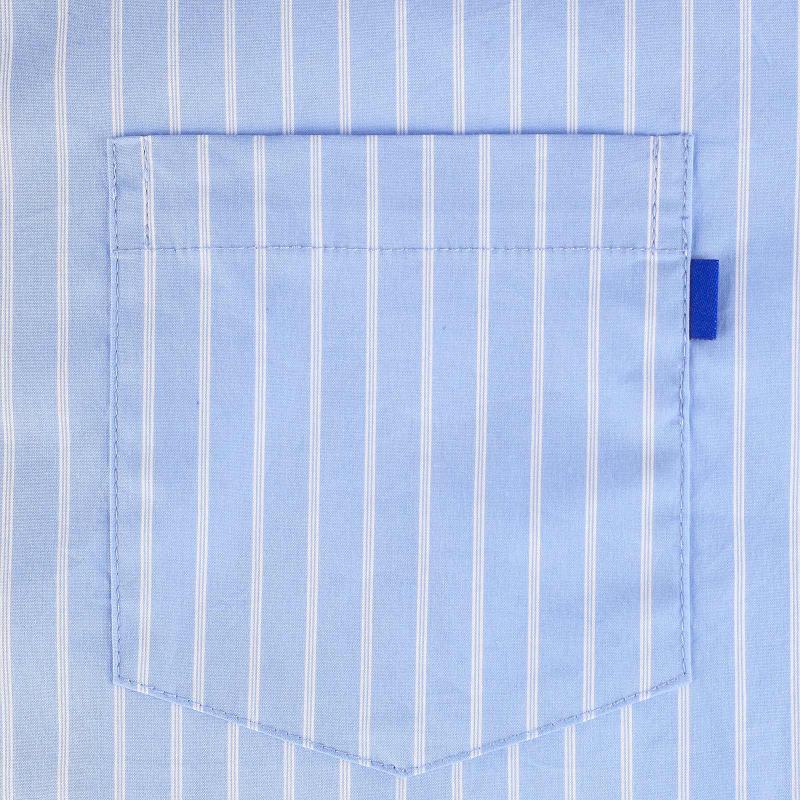 Striped Poplin SS Shirt SS2693SCSPSSS BLU