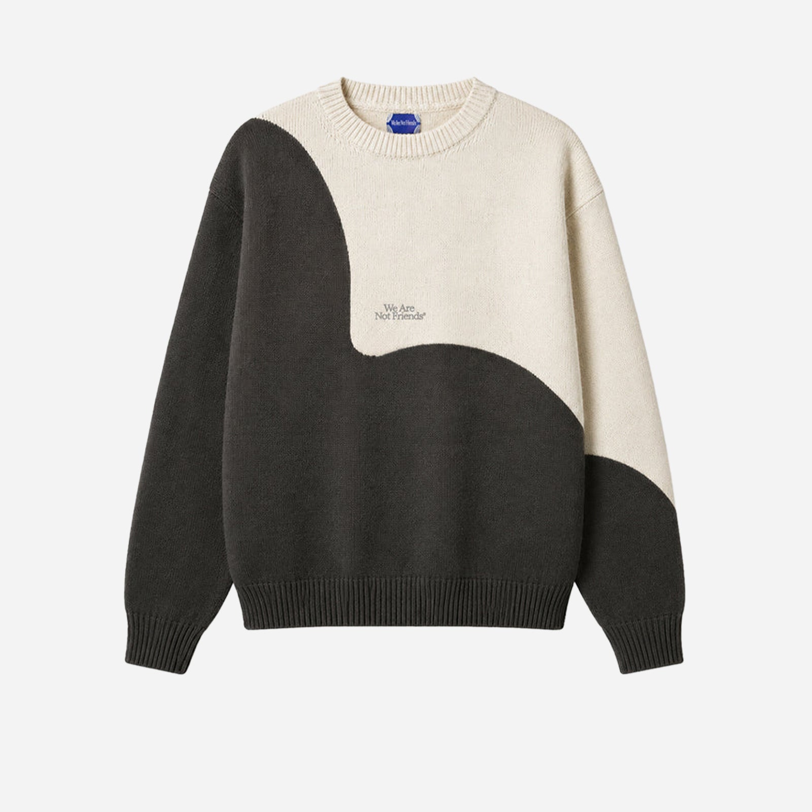 We Are Not Friends Bicolor Flower Sweater WANF-FA2617