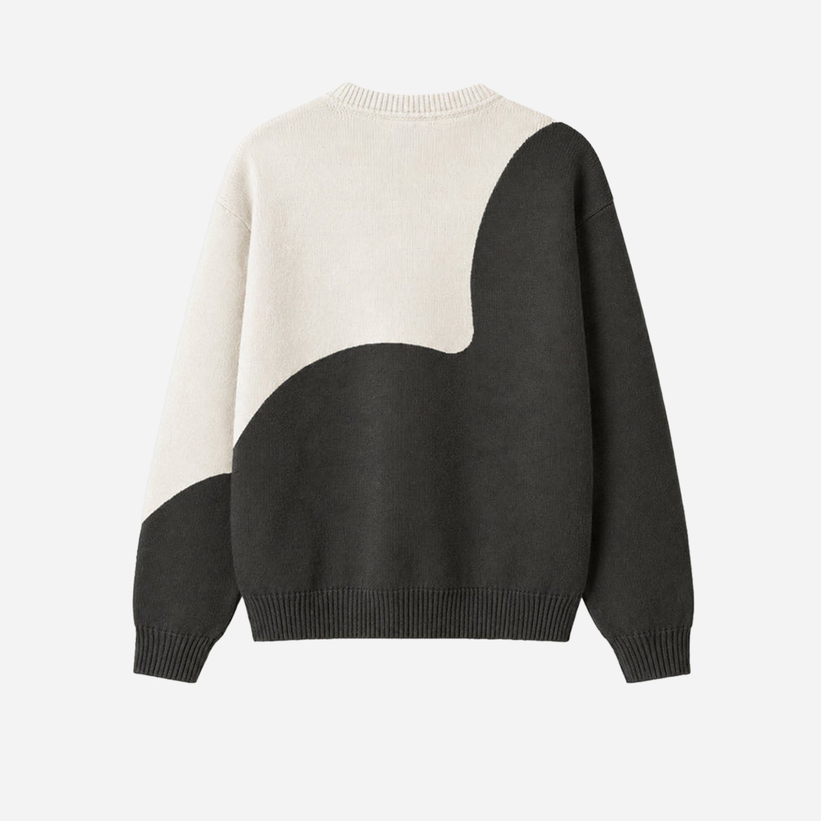 We Are Not Friends Bicolor Flower Sweater WANF-FA2617