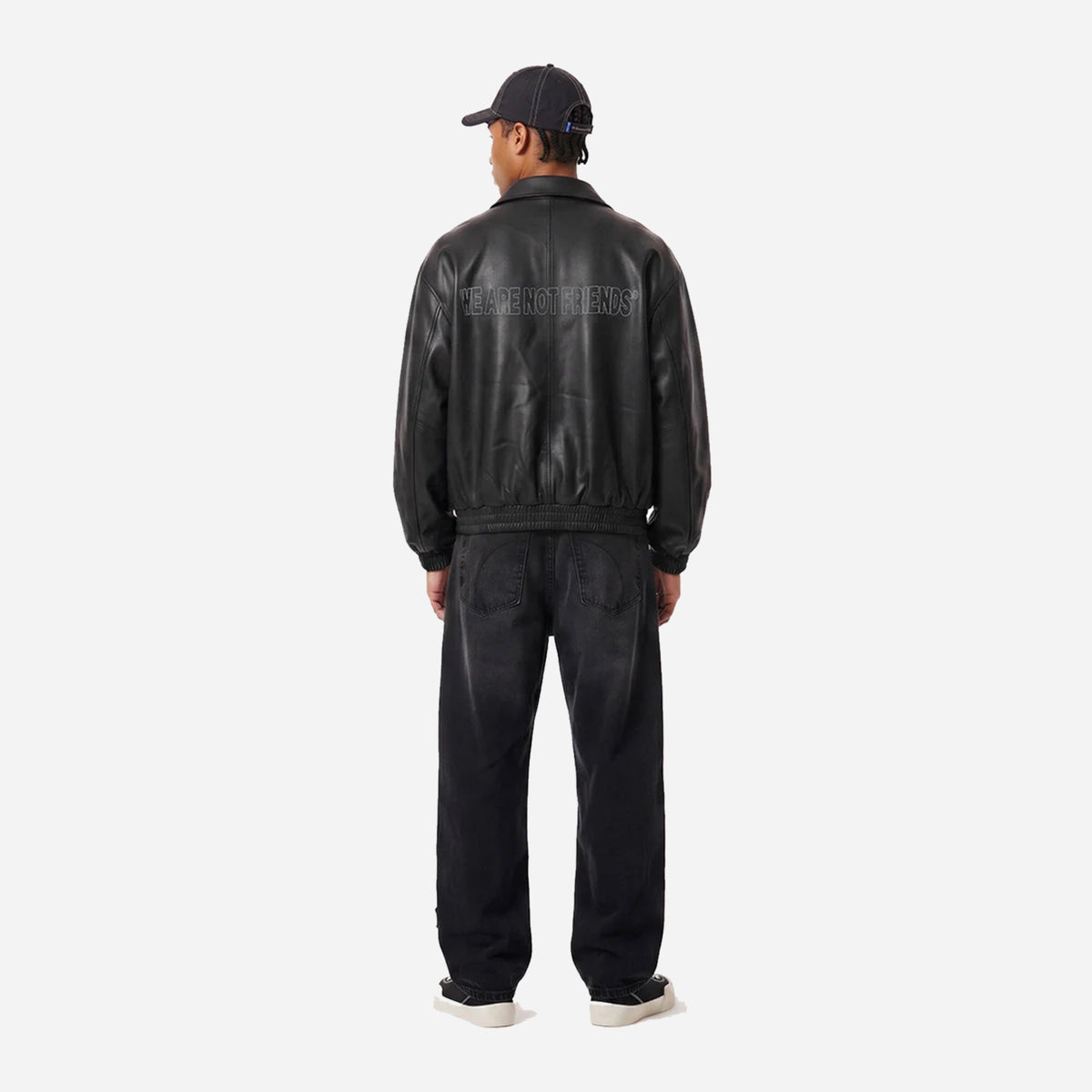We Are Not Friends Boxy PU Jacket WANF-WI2615