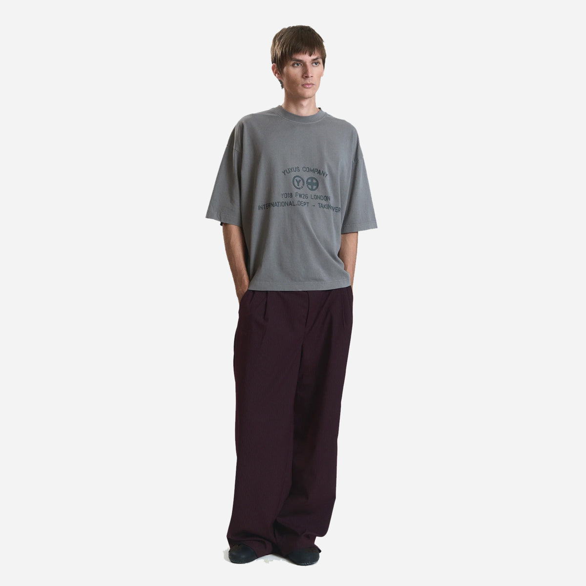 Yuxus Brace T-Shirt YXBTSFW26-GRY