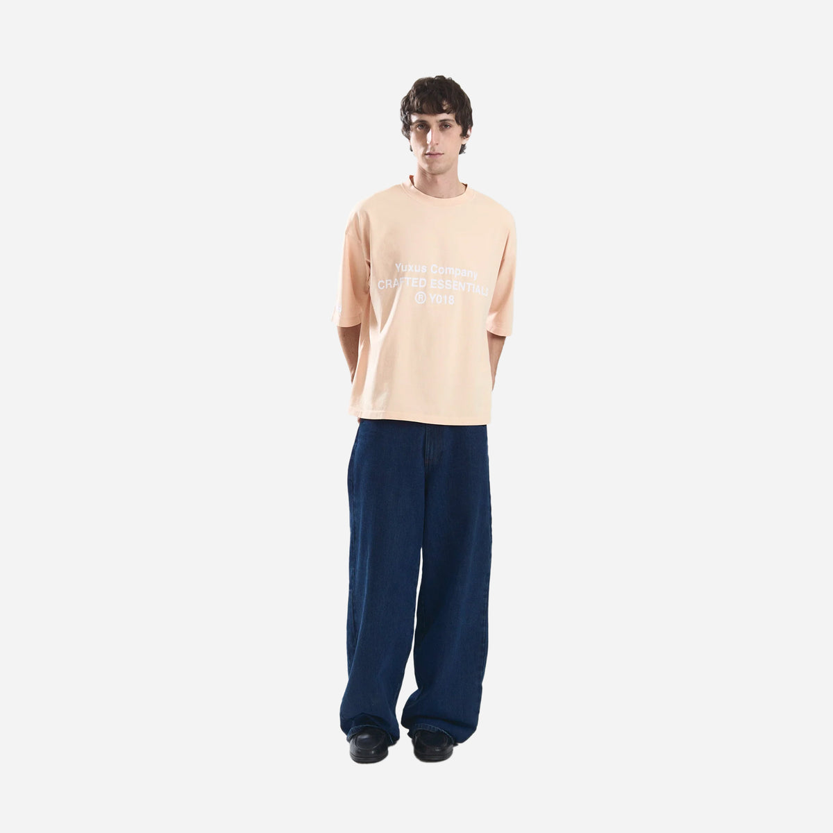 Yuxus Basic Tee YXBTFW26-PECH