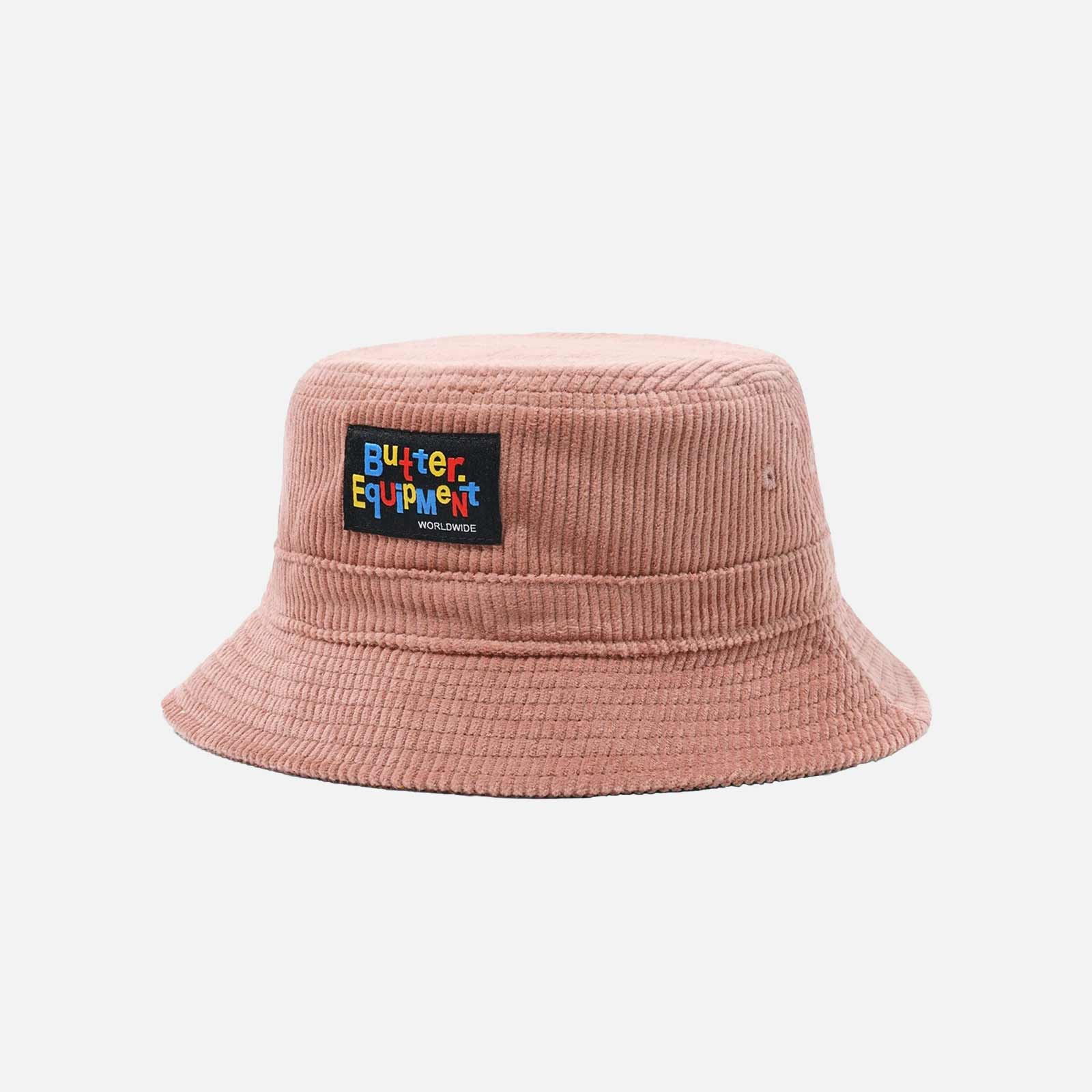 BGFW21HWCBH Plum High Wale Corduroy Bucket Hat