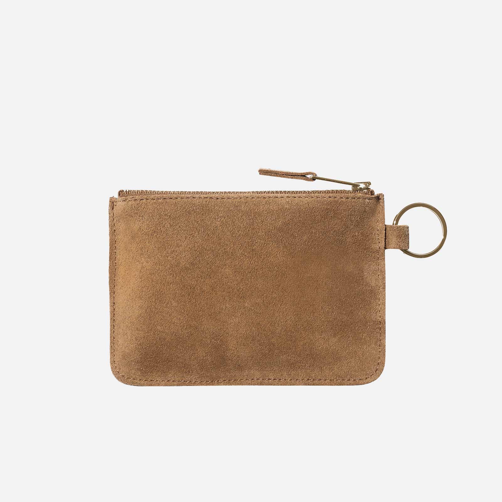 Suede Zip Wallet Cow Leather I033644HZXX