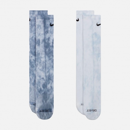 Nike Everyday Plus Cushioned Tie-Dye Crew Socks 2-Pack DM3407-911 | 4Elementos