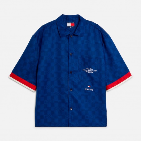 Tommy Jeans Flag Checkerboard Shirt DM0DM16507C9I | 4Elementos
