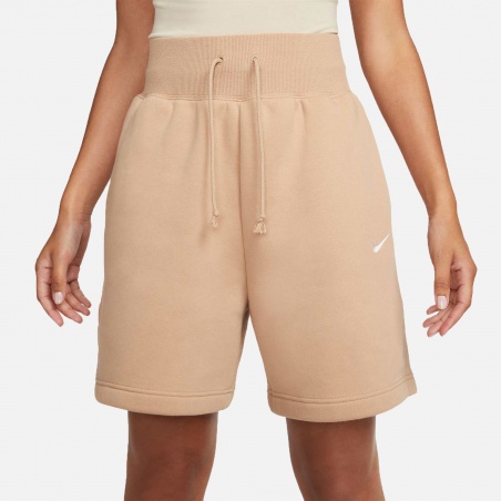 Nike Phoenix Fleece High-Waisted Loose-Fit Short DQ5717-200 | 4Elementos