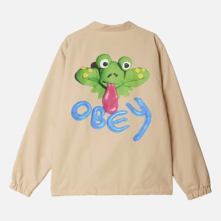 Obey Froggy Coach Jacket 121800537-IRC | 4Elementos