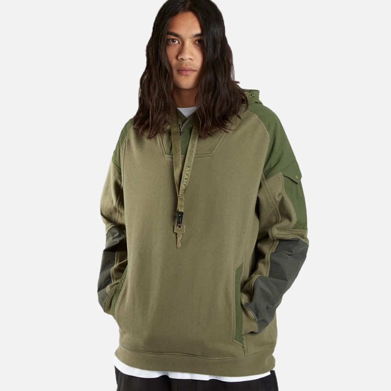 2025 Olive Riverne 20 Tech Hooded Sweat