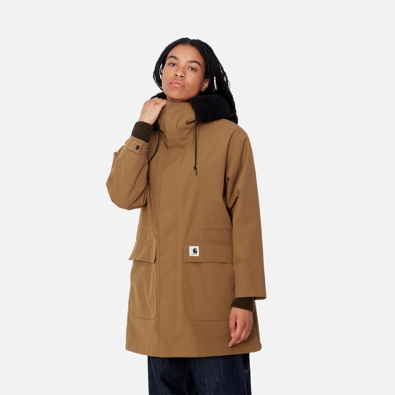 Carhartt WIP W Clarton Parka I033886.08W.XX 4Elementos