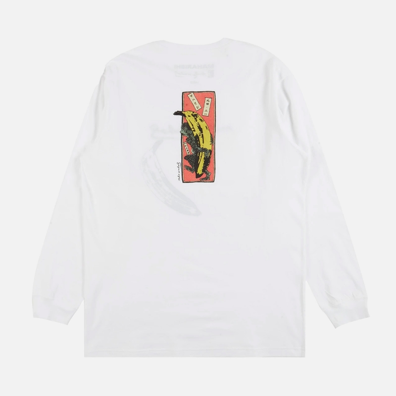 3645 White Maha L S T Shirt