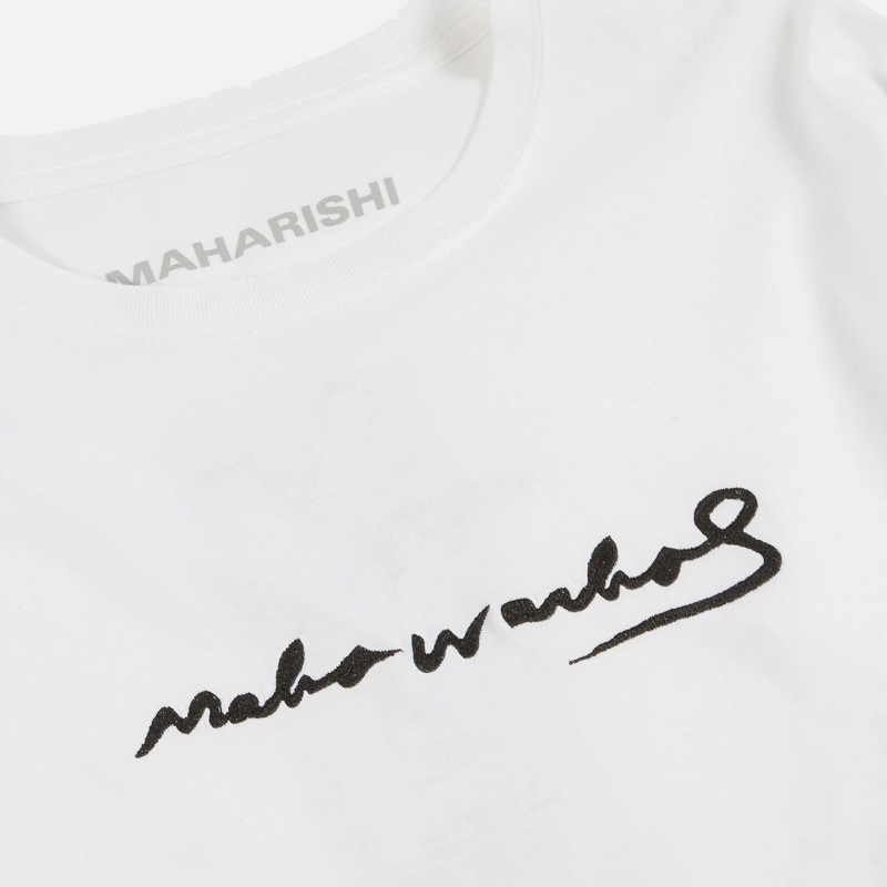 3645 White Maha L S T Shirt