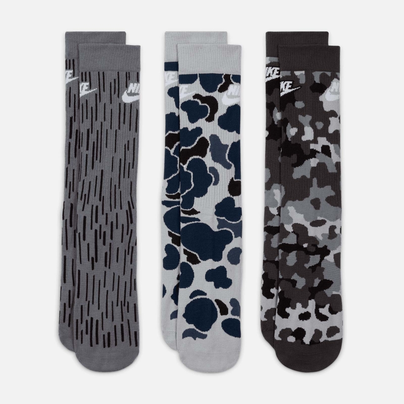 DH3414 902 Everyday Essential Crew Socks 3 Pairs