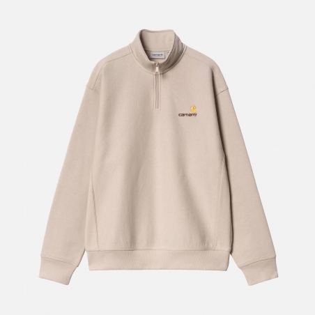 Carhartt WIP Half Zip American Script Sweatshirt I027014.2LP.XX | 4Elementos