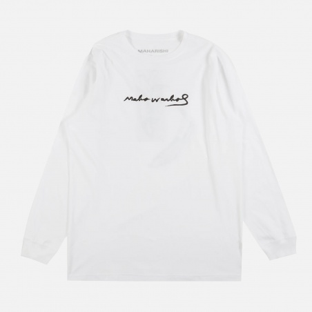 Maharishi 3645-White Maha L/S T-Shirt | 4Elementos