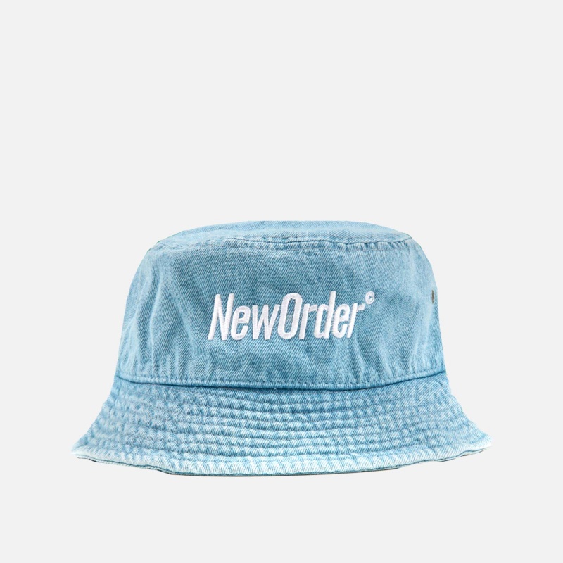 P21NO015 DENIM X New Order Republic Bucket Hat