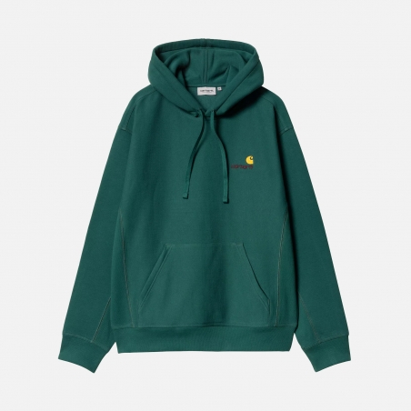 Carhartt WIP Hooded American Script Sweatshirt I028279.2M1.XX | 4Elementos