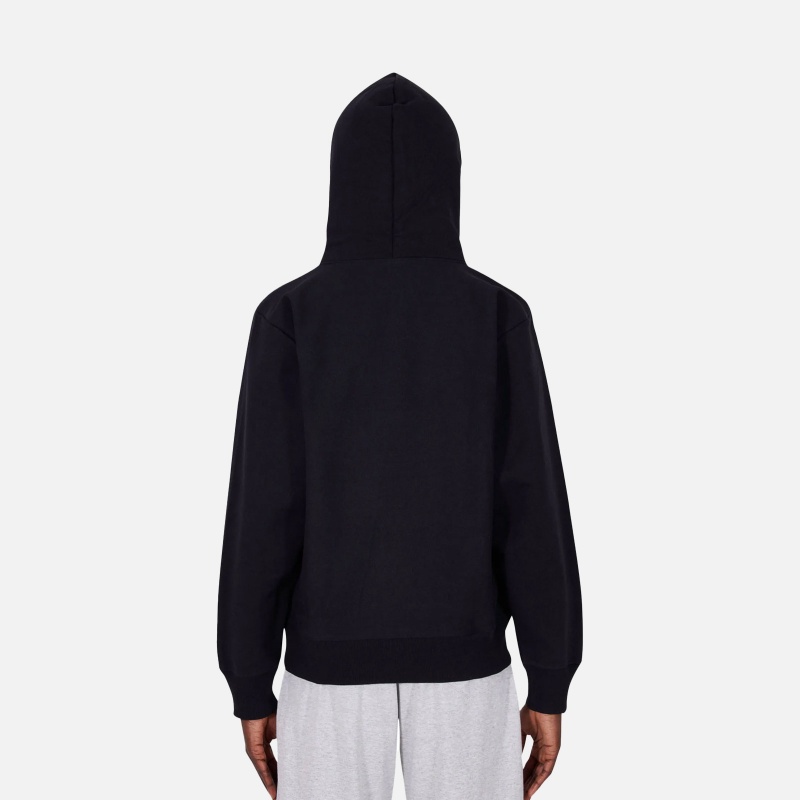 216340 BLK Hooded Sweatshirt