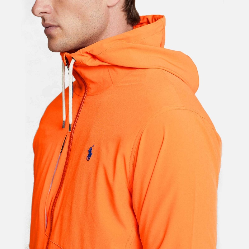 Polo Ralph Lauren HALF ZIP - Sweatshirt - sapphire star/resort orange/blue  - Zalando.de