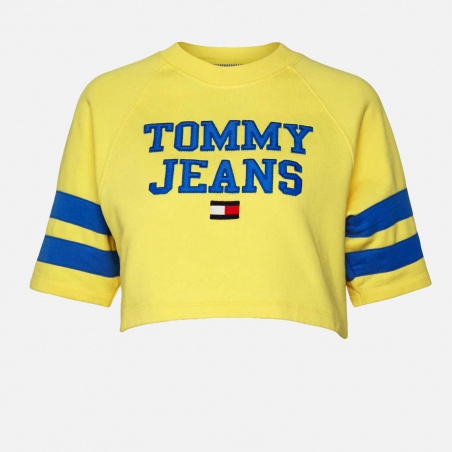 Tommy Jeans DW0DW14213ZGK Short Sleeve Sweatshirt | 4Elementos