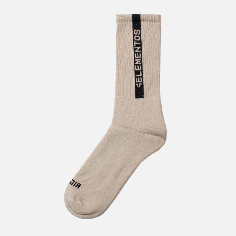 4EBLS2021 4E Beige Line Socks