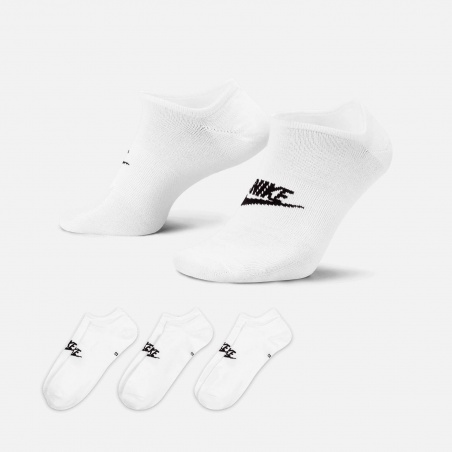 Nike DX5075-100 Sportswear Everyday Essential No-Show Socks (3 Pairs) | 4Elementos