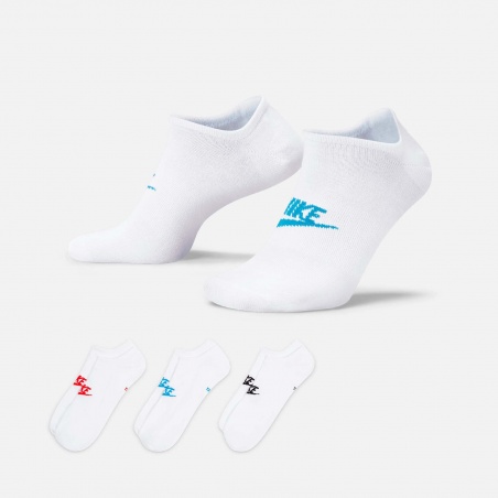 Nike DX5075-911 Sportswear Everyday Essential No-Show Socks (3 Pairs) | 4Elementos
