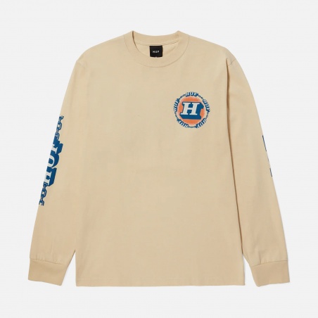 HUF Dependable L/s Tee TS02169-WHE | 4Elementos
