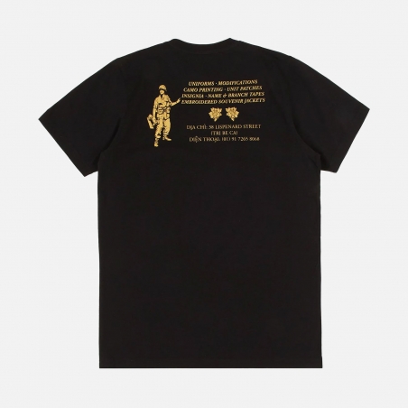 Maharishi 9306-Black OX Insignia L/S T-shirt | 4Elementos