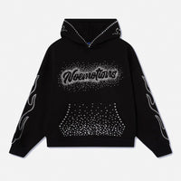 noemotions Rhinestones Hoodie NES26RH-BLK