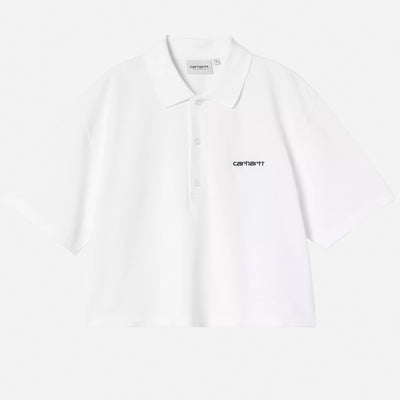 W S S Carhartt Script Polo T Shirt I03455300AXX