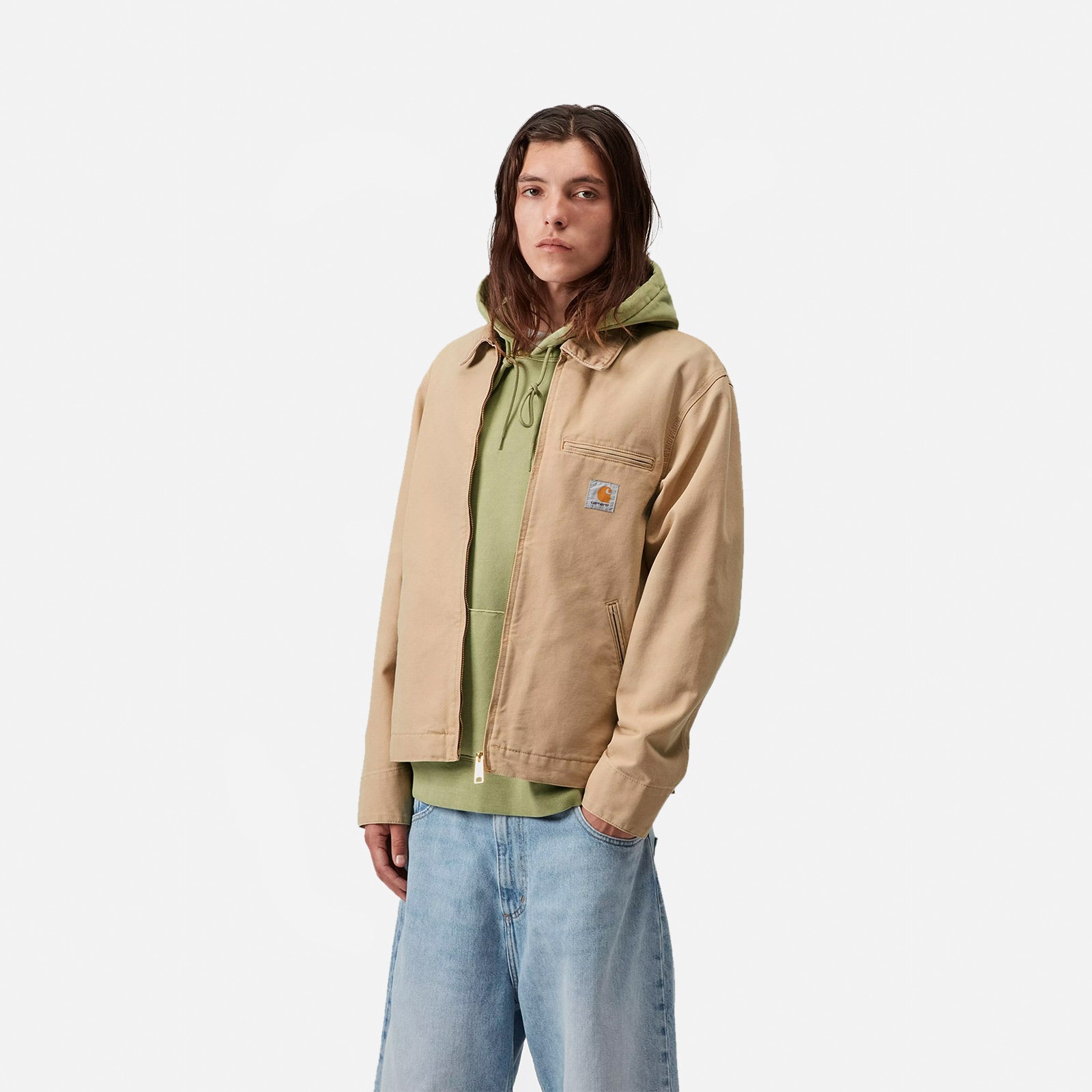 CARHARTT W.I.P. Detroit Jacket 'Dearborn' Canvas I034819.0ME.4O