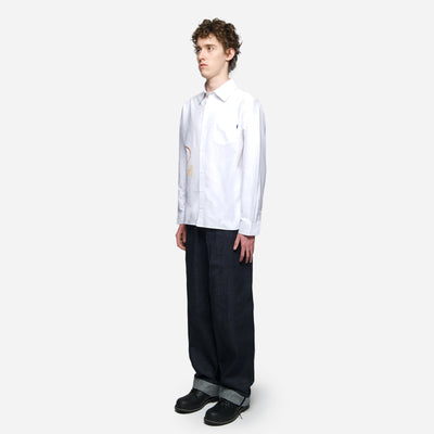Stained White Shirt SS2693SCSWS WHT