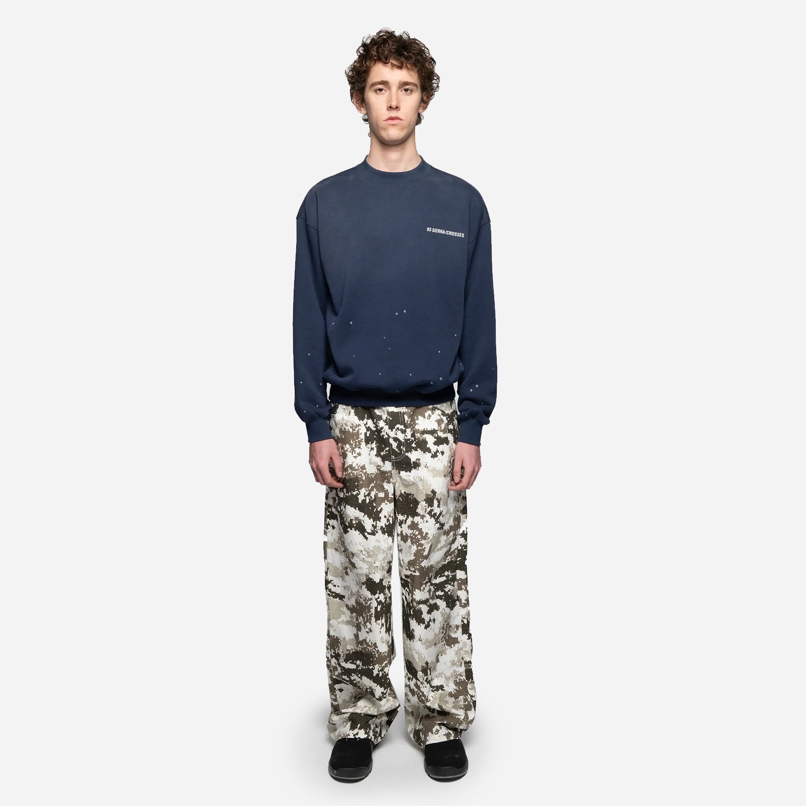 Office Faded Crewneck SS2693SOFC BLU