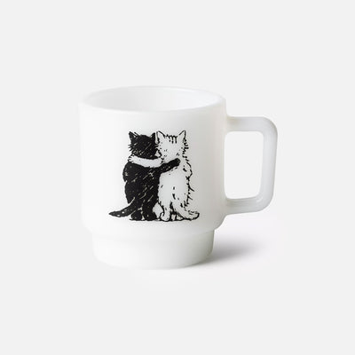 Hugging Cats Glass Mug Glass I03718602XX