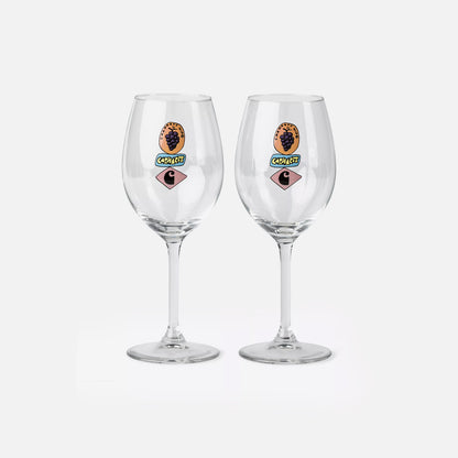 Stacked Grapes Wine Glass 2Set Glass I0371841B6XX