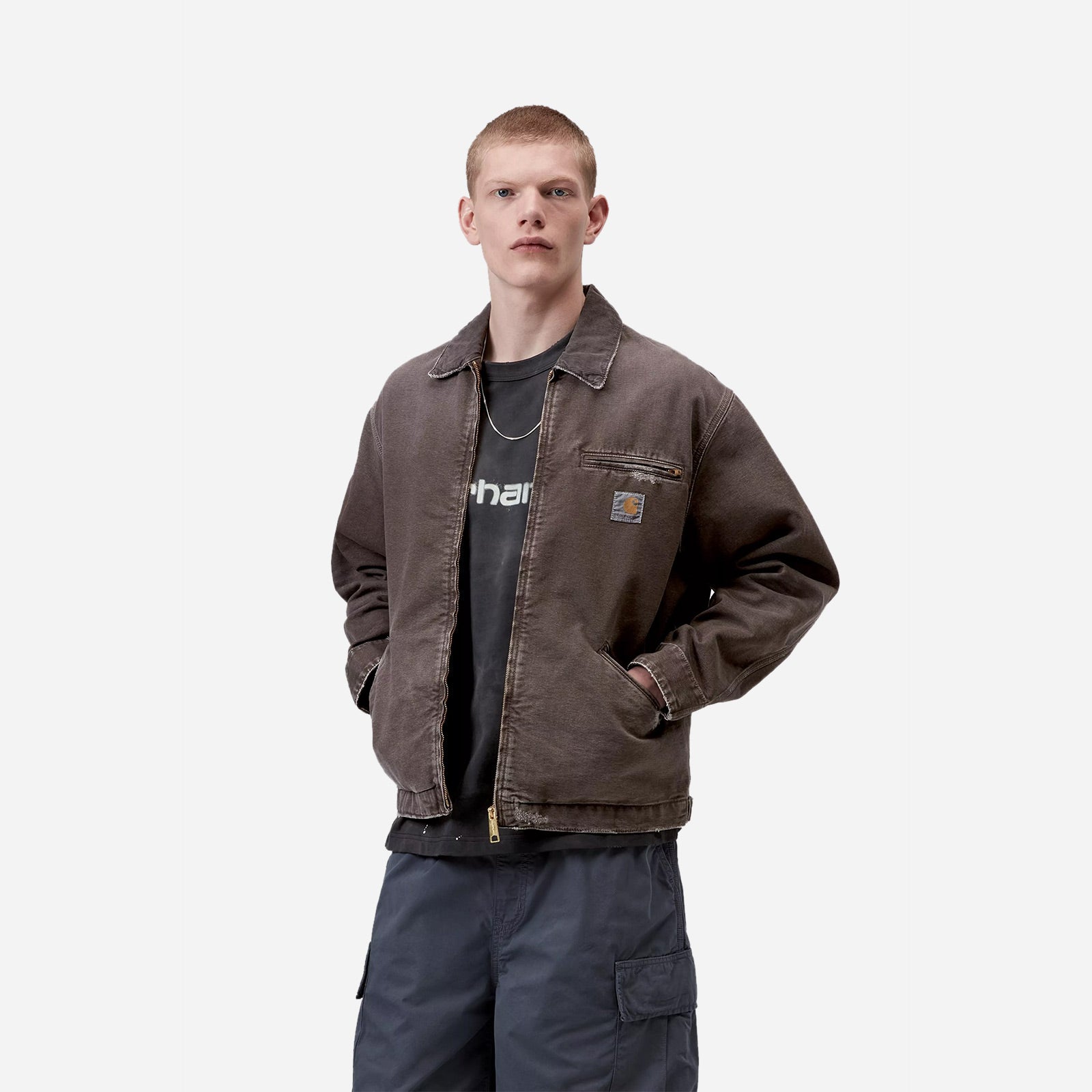 CARHARTT W.I.P. OG Detroit Jacket 'Dearborn' Canvas I035280.3TW.17