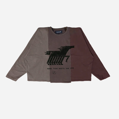Statement Longsleeve Tee Reversible CLW25SLT BRN