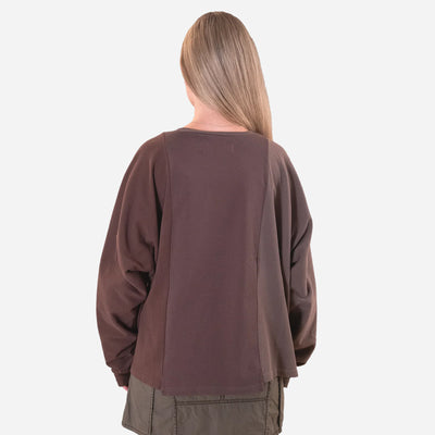 Statement Longsleeve Tee Reversible CLW25SLT BRN