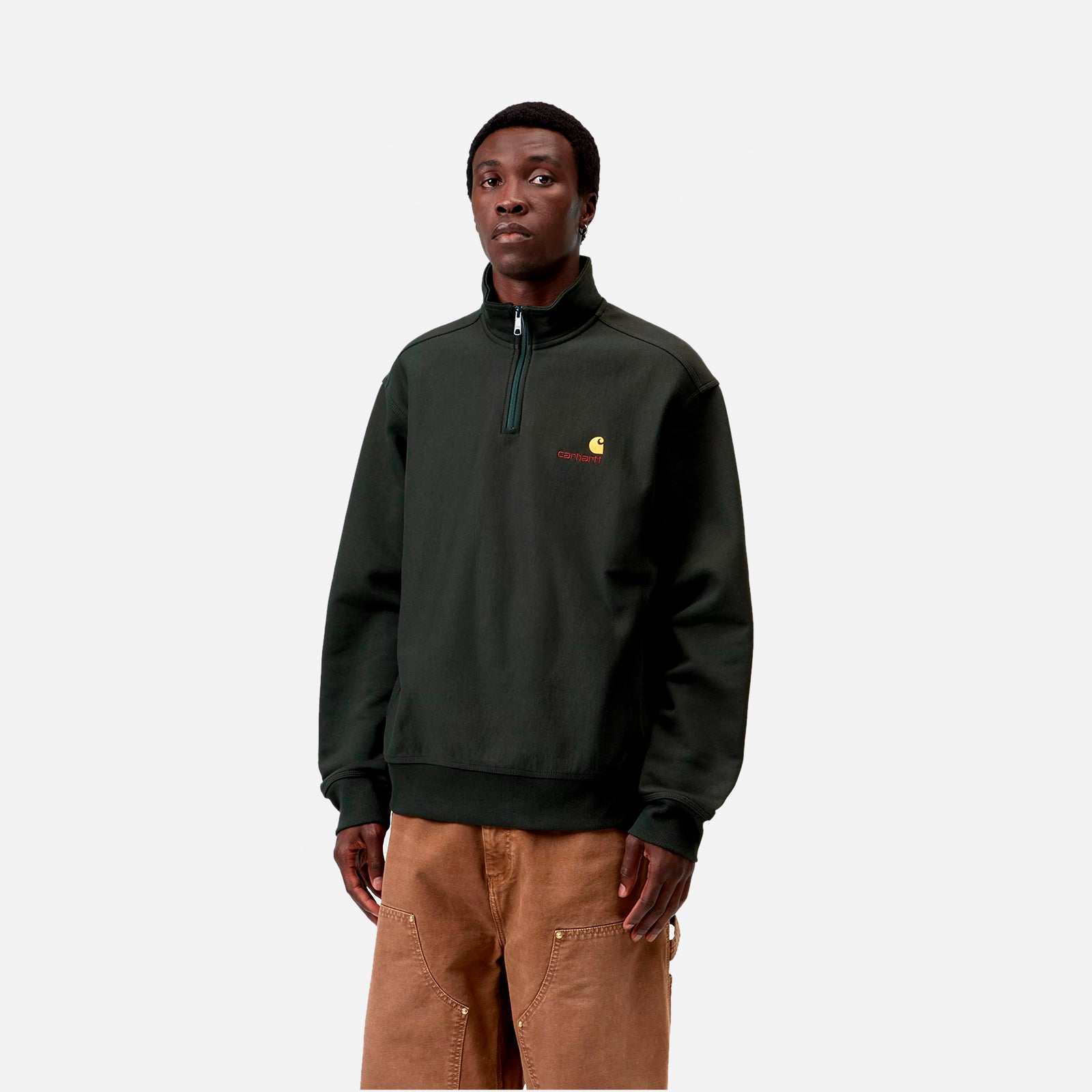 CARHARTT W.I.P. Half Zip American Script Sweat I027014.3T6.XX