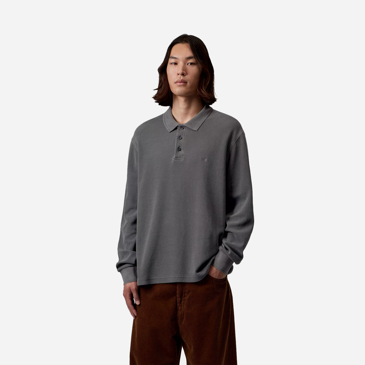 CARHARTT W.I.P. L/S Waffle Rugby Shirt I037043.89.GD
