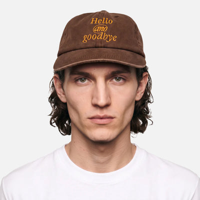 We Are Not Friends Hello & Goodbye Brown Hat WANF-C02624