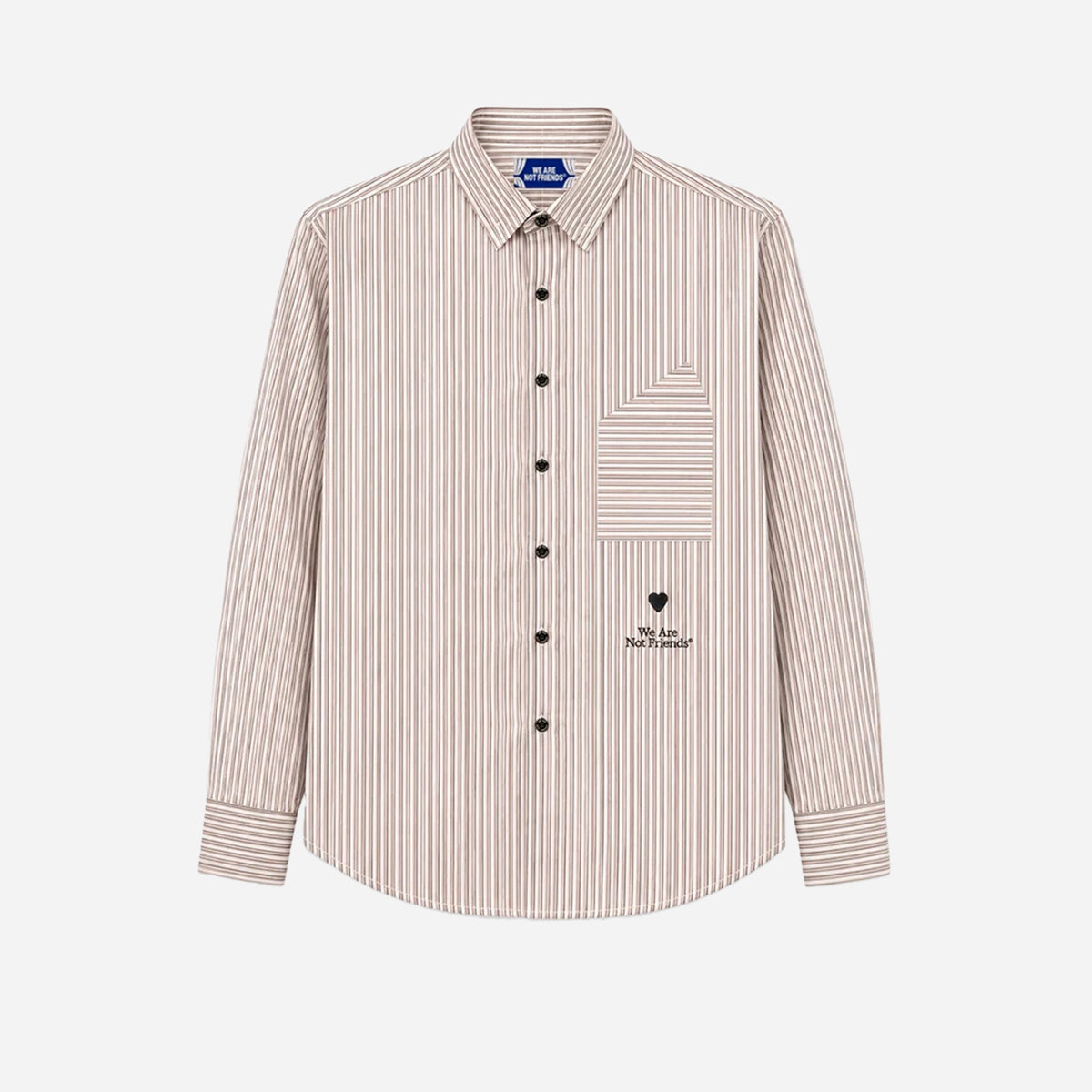 We Are Not Friends Work the Stripes Shirt WANF-FA2616