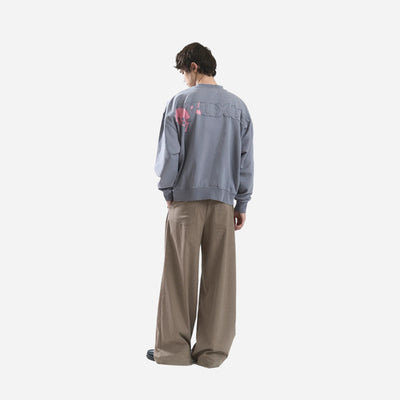 Yuxus Neat Crewneck YXNCGFW26-GRY