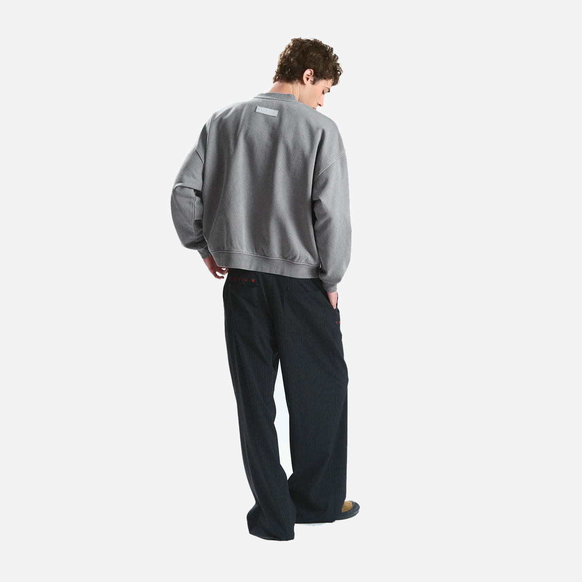 Yuxus Dim Crewneck YXDCNFW26-GRY