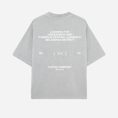 Yuxus Ash Belgrave T-Shirt YXABTSFW26-GRY