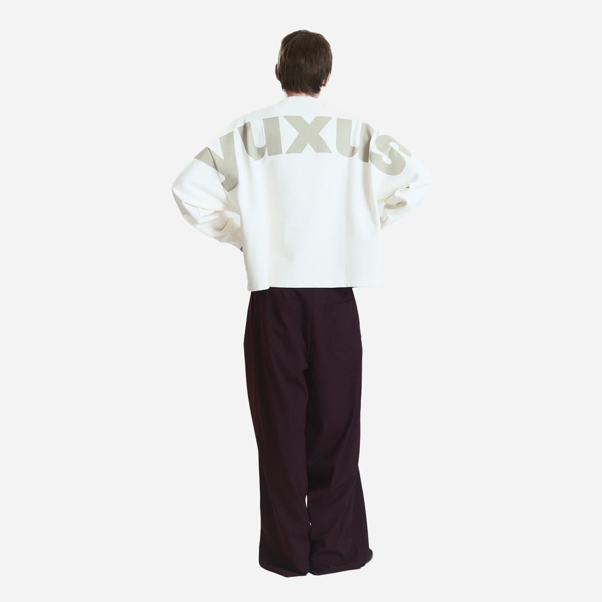 Yuxus Lowercase Crewneck YXLCNFW26-BEG