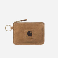 CARHARTT WIP Suede Zip Wallet Cow Leather I033644.HZ.XX